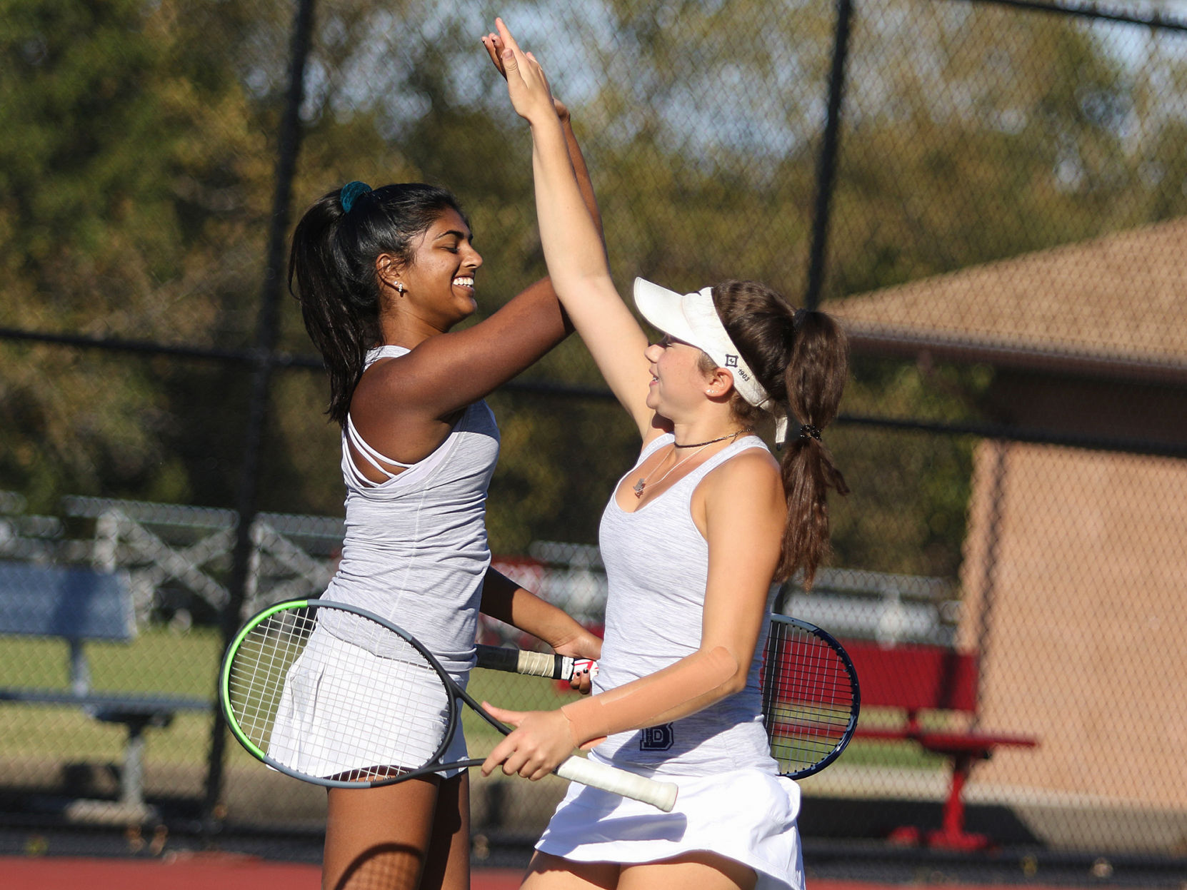 John Burroughs vs. Visitation tennis